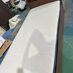 ニトリ シングルベッド ベッドフレーム／マットレスセット 美品 ...