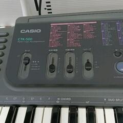 0602-044 電子キーボード　CASIO　CTK-500の画像