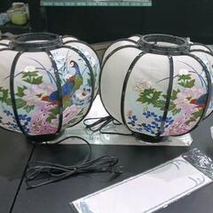 0602-448 盆提灯　2個セット