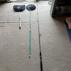 釣竿と網セット