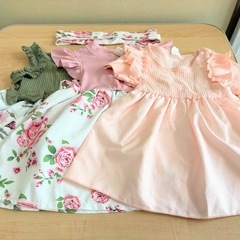 3〜9ヶ月用　女の子服　3着まとめ売り