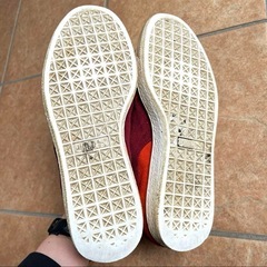 PUMA プーマ　スエードスニーカー　赤　24.5㎝の画像
