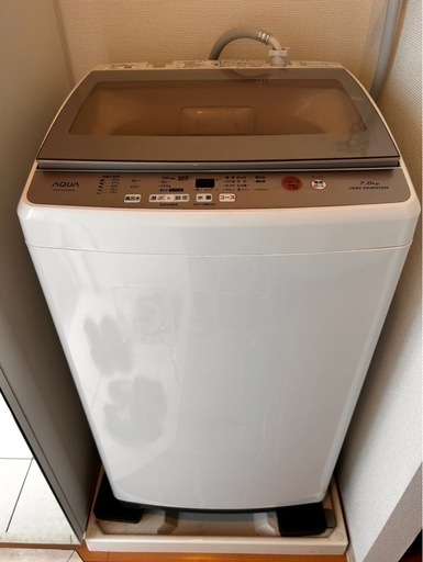 AQUA 7.0キロ　縦型洗濯機　AQW-GV70G 2018年式