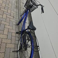 シティーサイクル 27インチ ブルーの画像