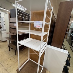 《リユースマン倉敷》キッチン収納棚 スチールホワイト