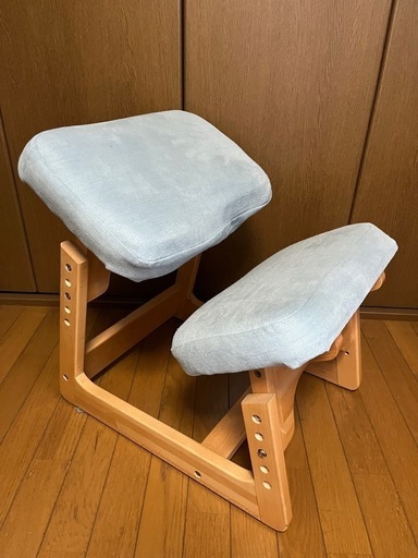 ベルメゾン 背筋ピンと学習チェア バランスチェア ビーチ材