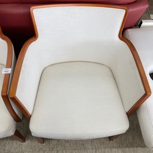 【ジモティー割引で最大15％OFF⭐️】 1人掛けソファー ホワイト