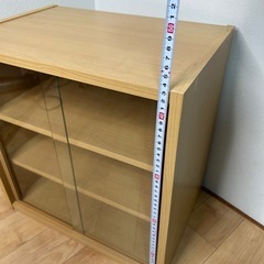 【お取引中】小棚 ガラス戸の画像