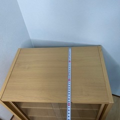 【お取引中】小棚 ガラス戸の画像