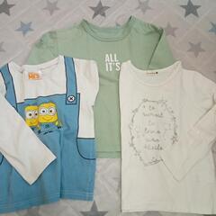 110.120cm 長袖Tシャツ　3枚の画像