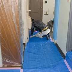 【急募】都内、横浜エリア！建設現場での養生、クリーニング、雑工業務！の画像