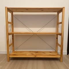【無印良品】パイン材ユニットシェルフ•奥行25cmタイプ•86c...