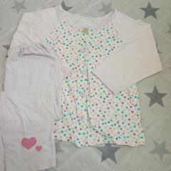 110cm 長袖パジャマ　(春、秋)