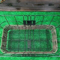 特価！YAMAHA★横長籐風フロントバスケットの画像