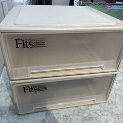 【在庫2点】衣装ケース プラケース Fit 約幅45×奥行45×高さ20cm 各798円 衣類収納 店舗販売 南区花畑の画像