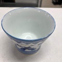 H2506-057 錯島 茶碗 キズ汚れ有り 