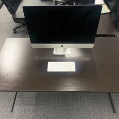 PCデスク ダークブラウン 机 幅広タイプ 3000円（引き取り限定）