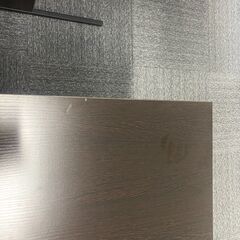 PCデスク ダークブラウン 机 幅広タイプ 3000円（引き取り限定）の画像