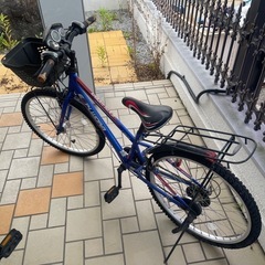 自転車　6段変速　荷台付き　24インチ