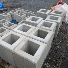 基礎ブロック・コンクリートブロック400×400×500_9個