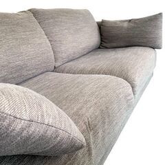 NITORI/ニトリ 3人掛けソファ 家具 ソファー ブラウン系 布張り 札幌 東区の画像