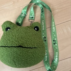 カエル　ポシェットの画像
