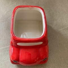 赤い車の小物入れ　置物　　の画像