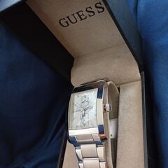 GUESS  STEEL ゲス スチール 腕時計 レクタングル モデル デイトの画像
