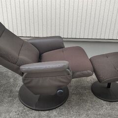 一人用ソファ　オットマン付きの画像