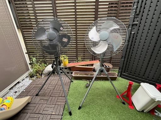 工場扇　大型扇風機　2個　ナカトミ HSE-45A