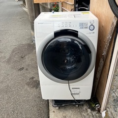 ジャンク　ドラム洗濯機　SHARPの画像