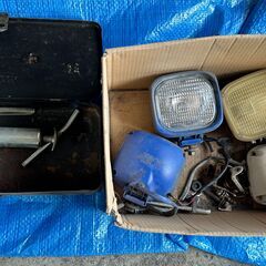 中古 部品 ショベル ハロゲン ライト 取り外すまでは作動済み ...