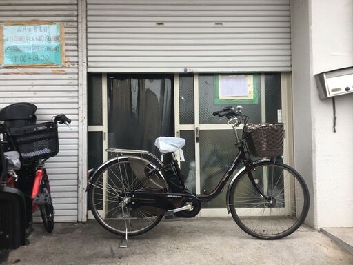 地域限定送料無料　パスバビー　子供乗せ　15,4AH　青系　神戸市　電動自転車 地域限定送料無料 パスバビーアン 子供乗せ 12,3AH 赤白 神戸 電動