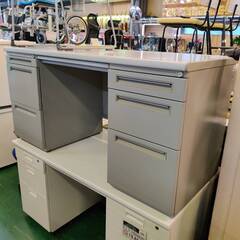 【愛品倶楽部柏店】UCHIDA ウチダ W1400 両袖机 FE...