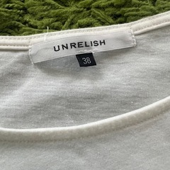 🌸500円商品✖️3つで1000円❗️アンレリッシュ　unrelish カットソー　ロールアップ　38サイズの画像