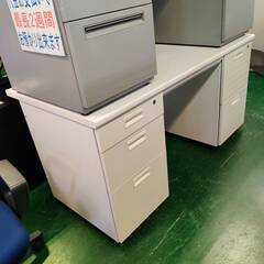 【愛品倶楽部柏店】オフィスコム 両袖机 W1400mm 鍵付き ...