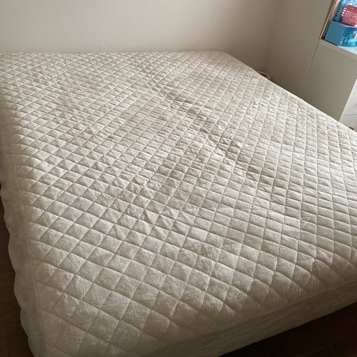 ほぼ未使用！無印良品マットレスベッド　（スモールサイズ×2）　クイーンサイズ