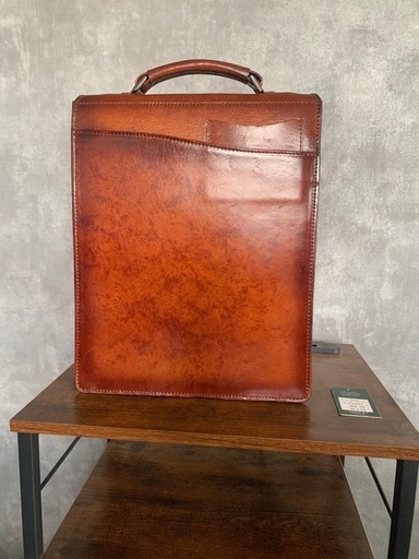 【創業130周年/青木鞄】レザー ビジネスバッグ ブラウン 創業130周年/青木鞄】レザー ビジネスバッグ ブラウン