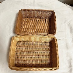 美品 カゴ 大 小 収納　6個セットの画像