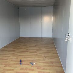 現地組立式2連棟事務所 プレハブ・ユニットハウス セルフ型コンテナ メーカー製スーパーハウス 事務所倉庫 仮設住宅 カスタマイズ対応可能の画像