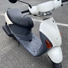 スズキ　レッツ4白　型式CA45A　普通に乗れる　MAX60キロ...