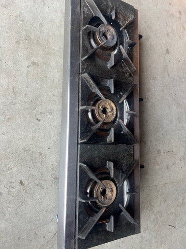 リンナイ　業務用　3つ口　ガステーブル　コンロ