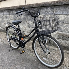 【24インチ自転車】美品❗️ほぼ使用なし❗️変速なし　若林自転車　浜大津店　SALE中❗️の画像