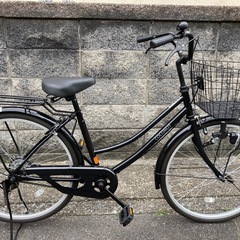 【24インチ自転車】美品❗️ほぼ使用なし❗️変速なし　若林自転車...