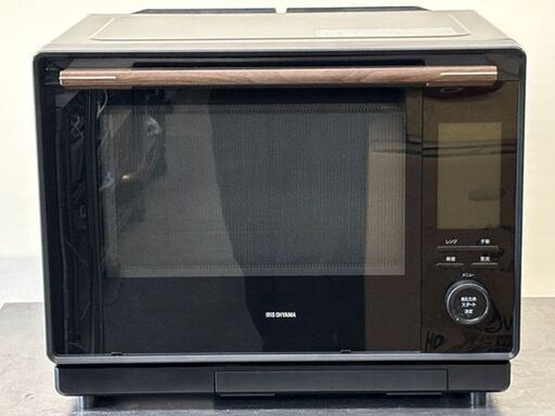 【自社配送は札幌市内限定】IRIS OHYAMA/アイリスオーヤマ スチームオーブンレンジ MS-F3002-B ブラック 2022年製 動作OK 中古【USED】