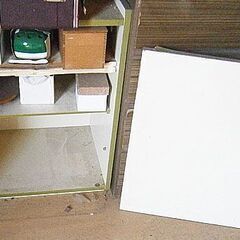 扉付き　収納　カラーBOX の画像