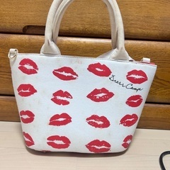DRESSCAMP リッププリント トートバッグの画像