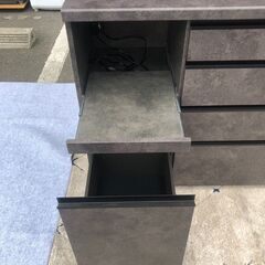 レンジボード パモウナ  キッチン収納 約  幅120×奥行50×高さ198cm🚚自社配送時💳代引き可🚚(現金、クレジット、スマホ決済対応)の画像