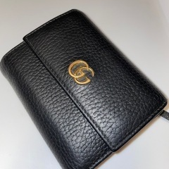 GUCCI GGマーモント　ダブルG 財布　ウォレット