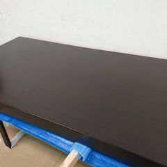 黒檀｜コクタン｜一枚板｜両面仕様｜スチール脚付き｜ダイニングテーブル｜厚み80mmの画像